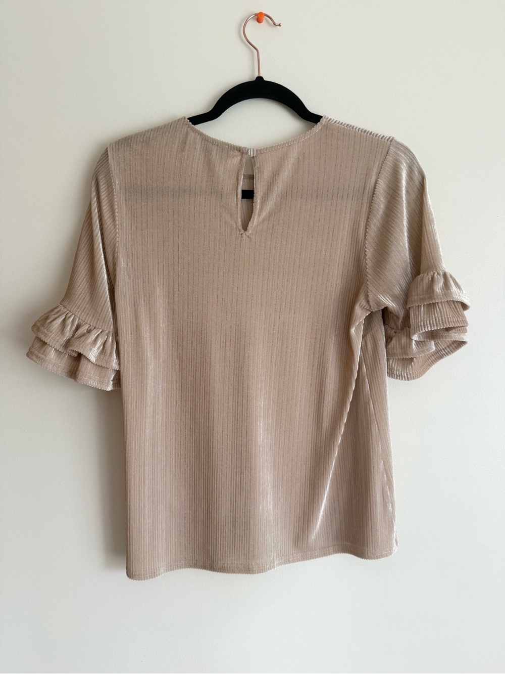 GREYLIN Metallic Ribbed Velvet Top - Picture 4 of 5